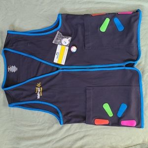 Medium Proud Walmart Associate employee vest - with accessories